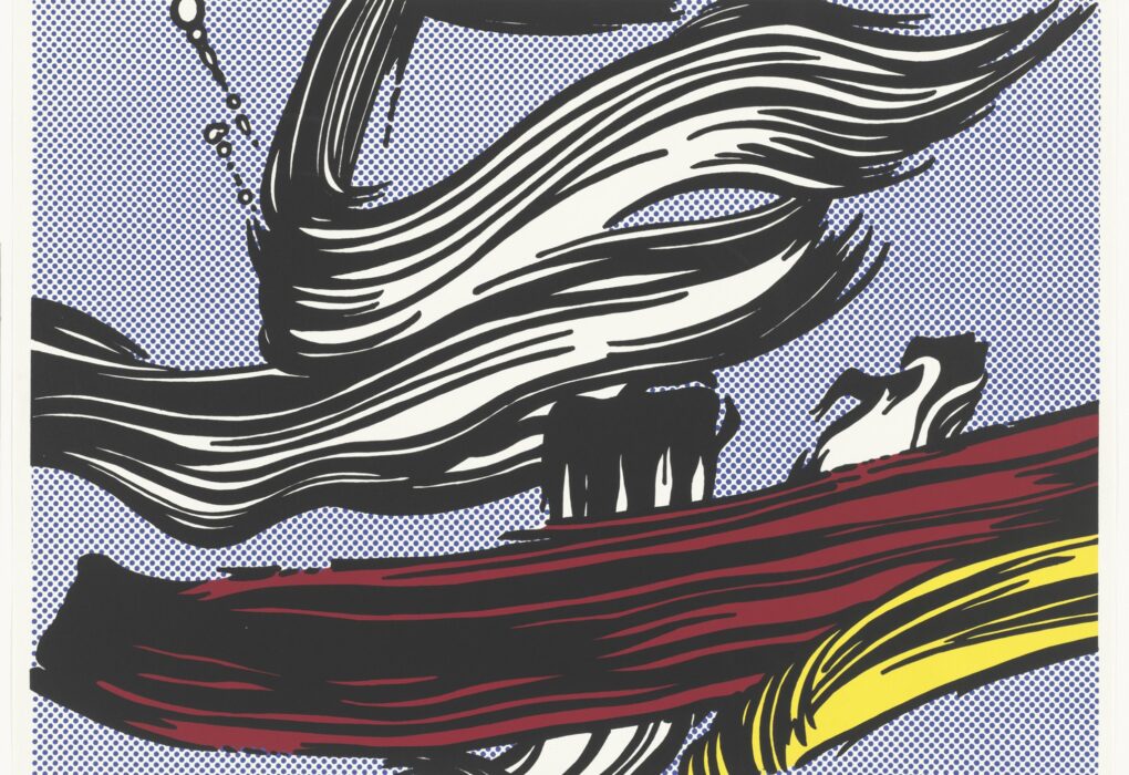 Warren Levy art Les Brushstrokes de Roy Lichtenstein