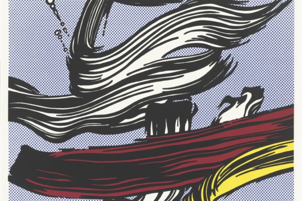Warren Levy art Les Brushstrokes de Roy Lichtenstein